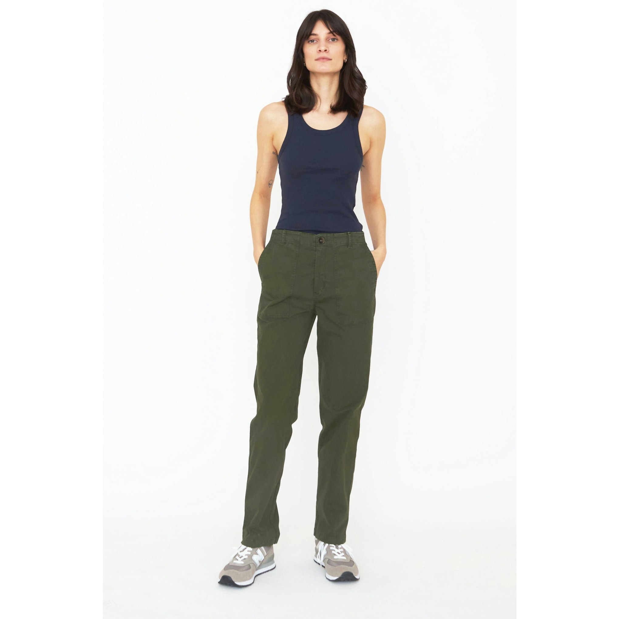 Pleated City Pant - Ember | Relaxed Leg Trousers – RONNING