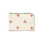 The All Over Heart Pouch - Canvas