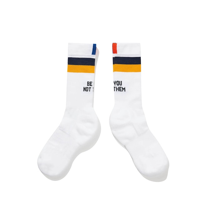 The Women's Be You Not Them Sock - Gold/Navy