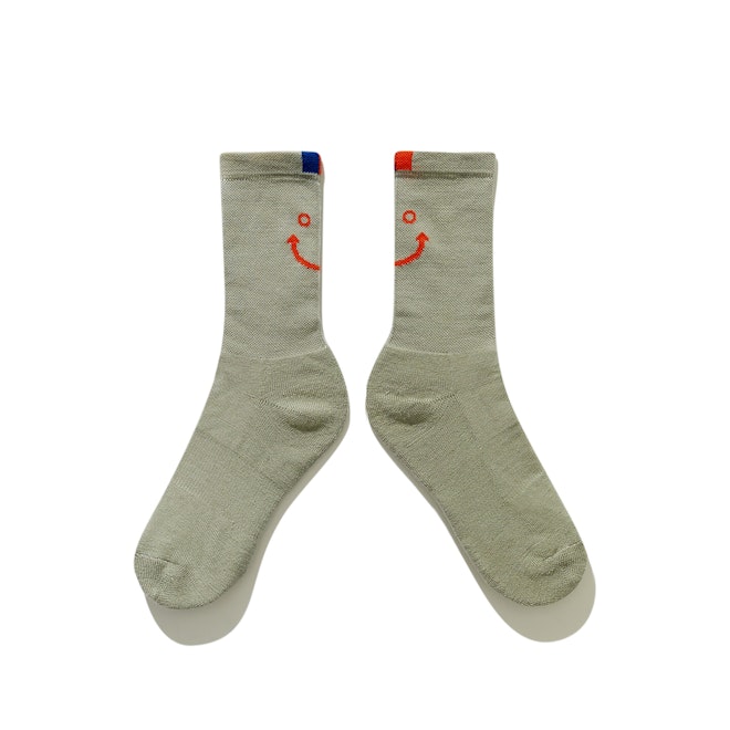 The Women's Line Smile Sock - Grey