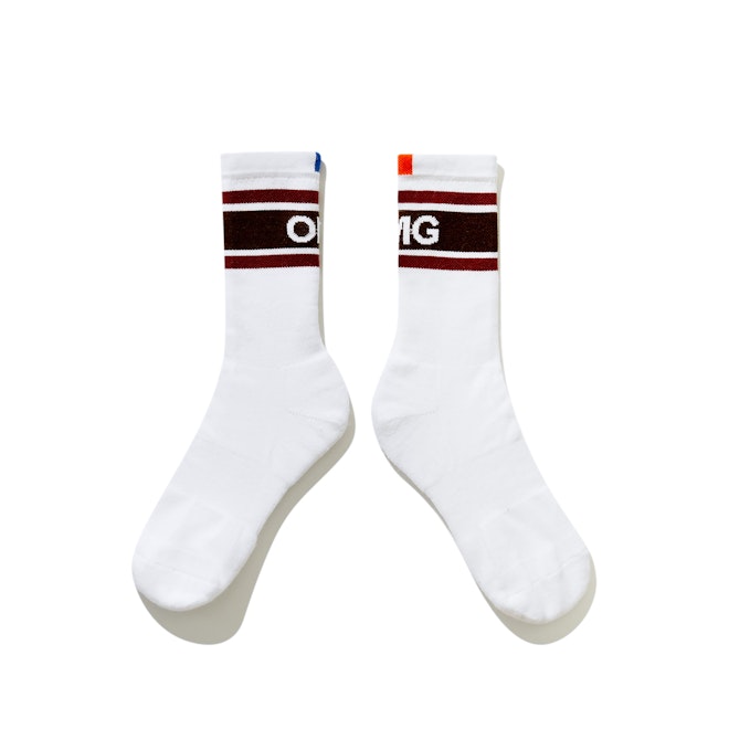 The Women's OMG Sock - Brown/Wine