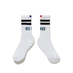 The Men's OY VEY Sock - White/Navy