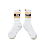 The Women's OY VEY Sock - Wine/Gold