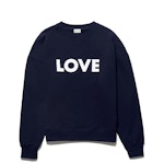 The Oversized LOVE Sweatshirt - Navy