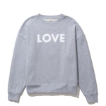 The Oversized Love Sweatshirt - Heather Grey