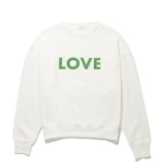 The Oversized LOVE Sweatshirt - Cream