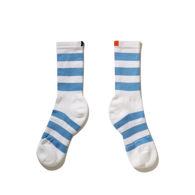 The Women's Rugby Sock - White/Blue