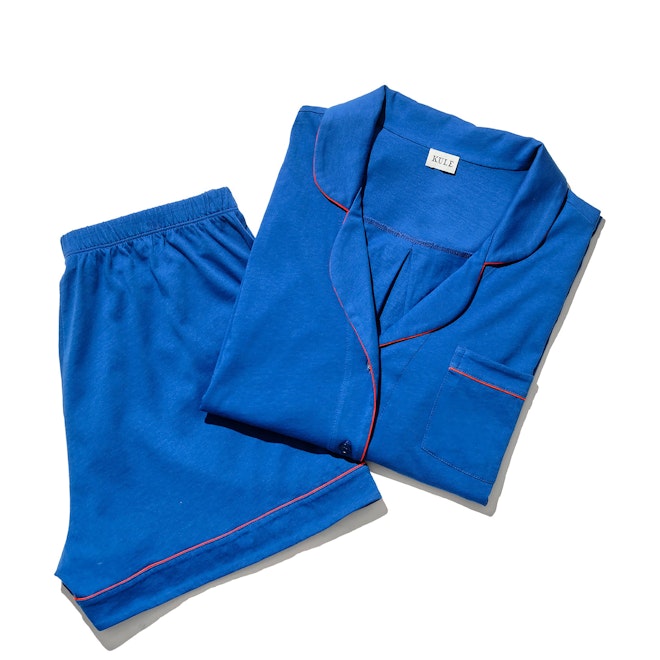 The Short PJ Set - Royal/Poppy