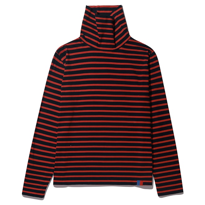 The Turtleneck - Navy/Poppy